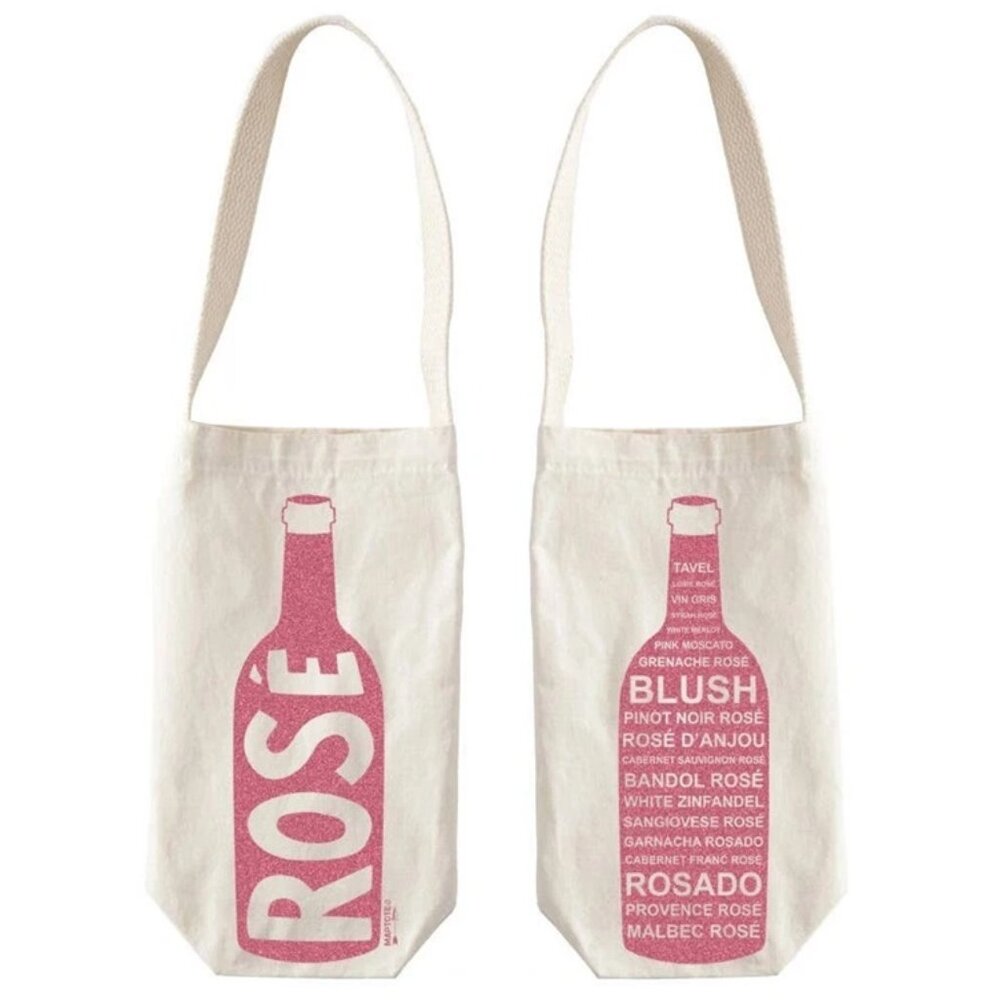 Maptote Rosé Canvas Wine Tote - New with Tag